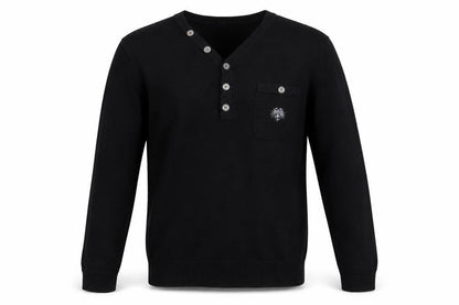 Soviet Mens Black   Pullover Jumper Size M