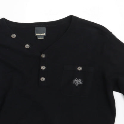 Soviet Mens Black   Pullover Jumper Size M