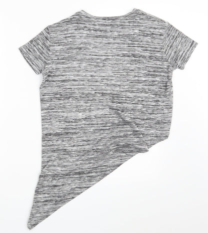 River Island Girls Grey   Pullover Sweatshirt Size 9-10 Years