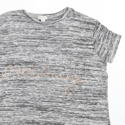 River Island Girls Grey   Pullover Sweatshirt Size 9-10 Years