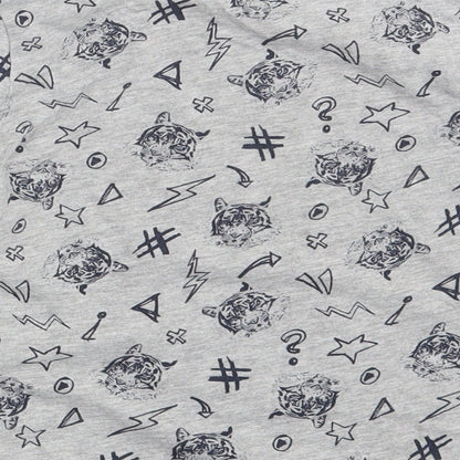 Lupilu Boys Grey Geometric  Basic T-Shirt One Size