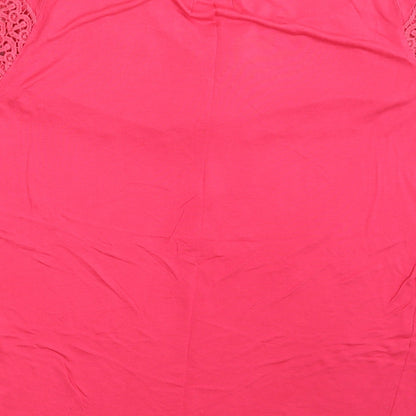 Womens UK Size 16 BEYOU Pink Basic T-Shirt