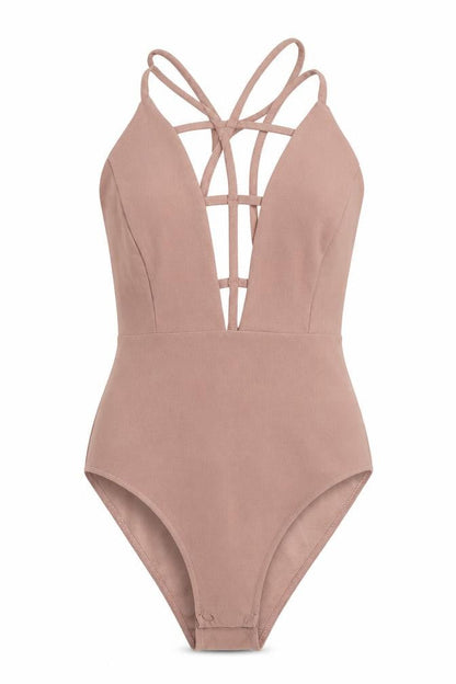 Womens UK Size 6 Preworn One-Piece Pink Bodysuit