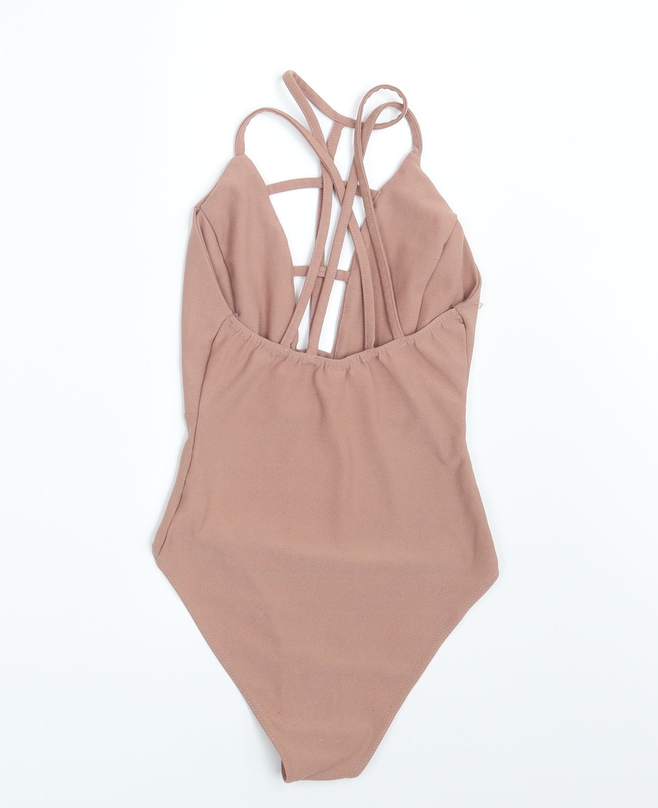 Womens UK Size 6 Preworn One-Piece Pink Bodysuit