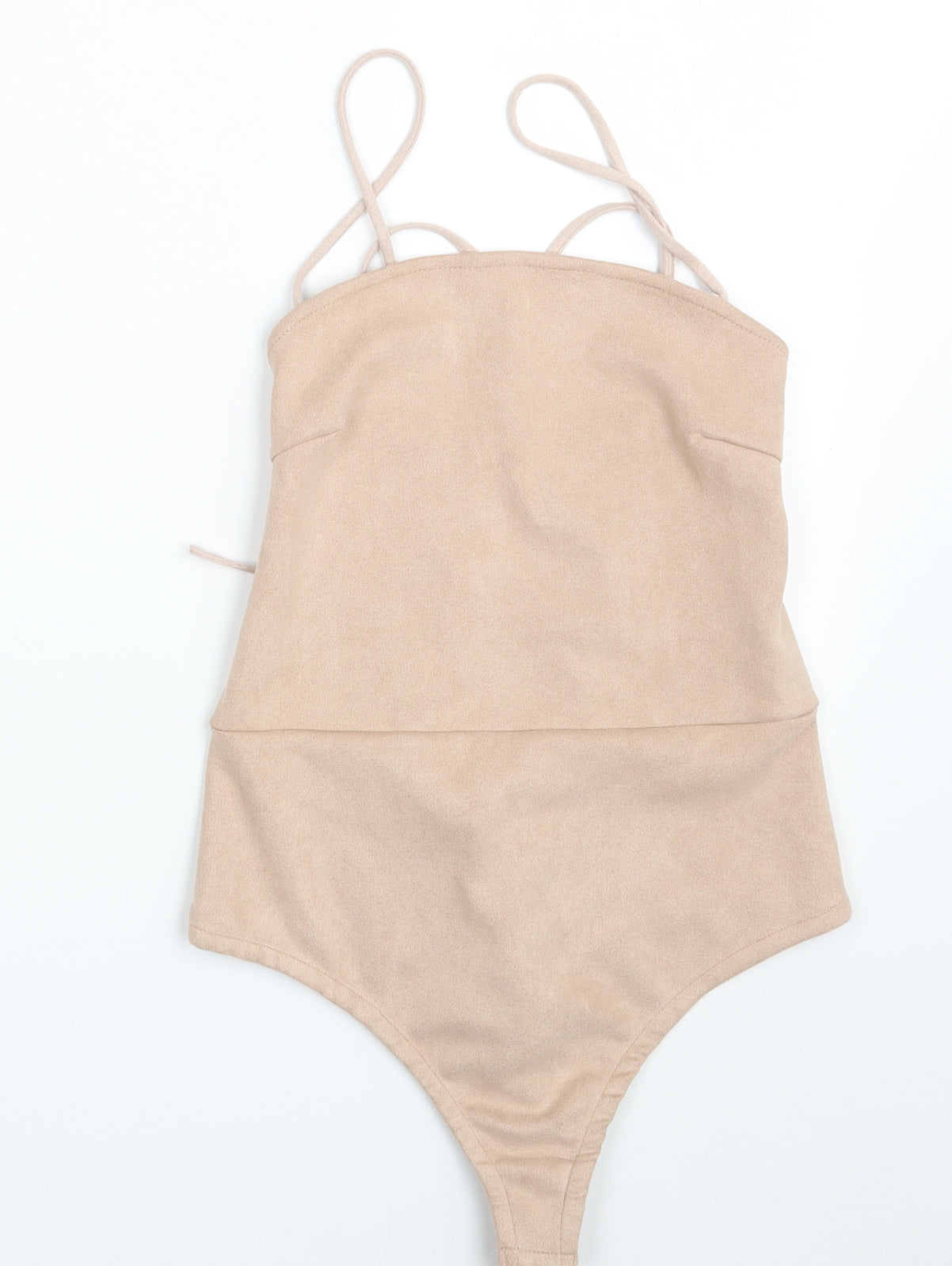 In the Style Womens Pink  Velvet Bodysuit One-Piece Size 10