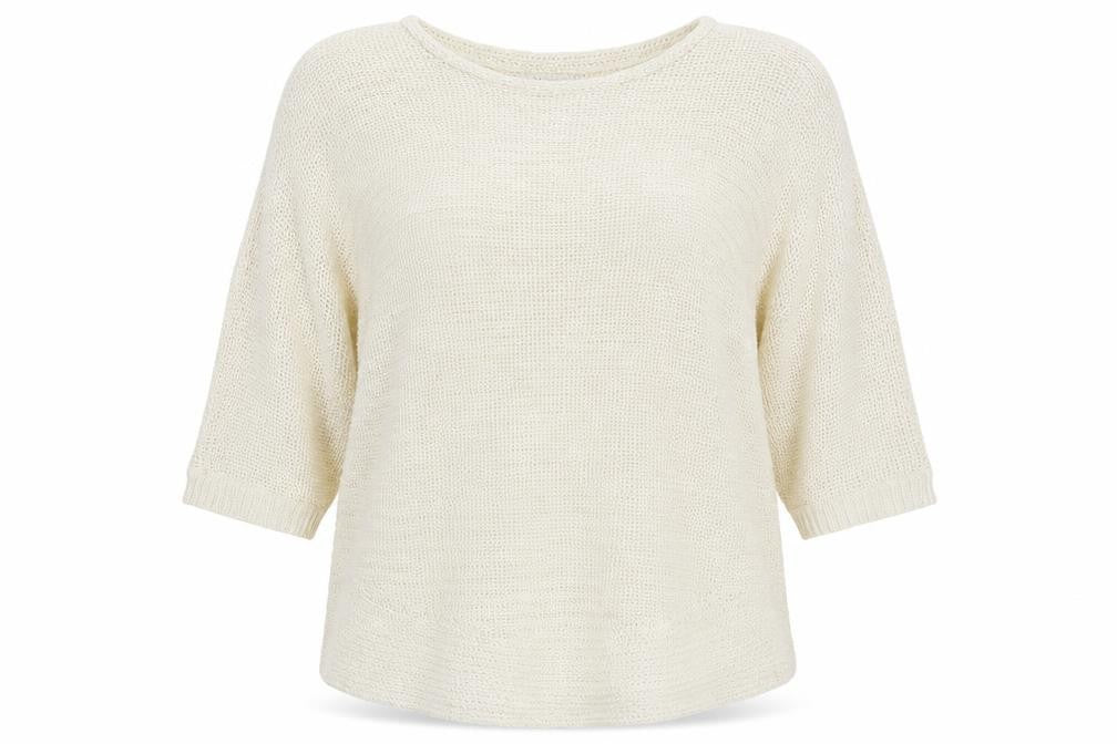 Womens UK Size 10 Damart Ivory Pullover Jumper