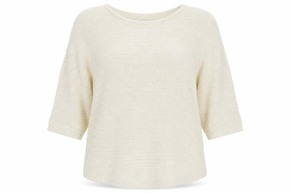 Womens UK Size 10 Damart Ivory Pullover Jumper