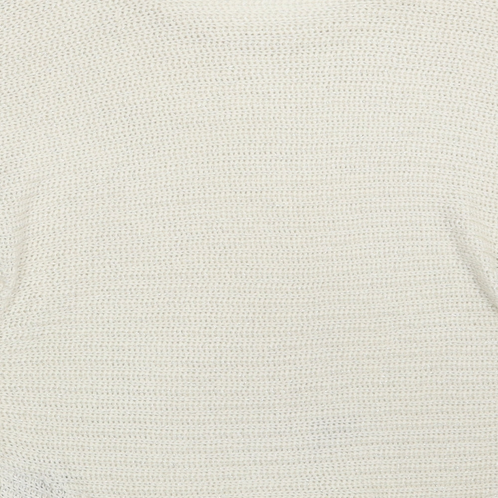 Womens UK Size 10 Damart Ivory Pullover Jumper