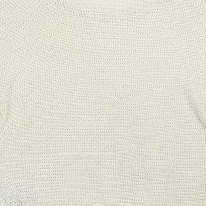 Womens UK Size 10 Damart Ivory Pullover Jumper