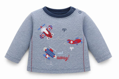 Mothercare Baby Blue   Basic T-Shirt Size 0-3 Months
