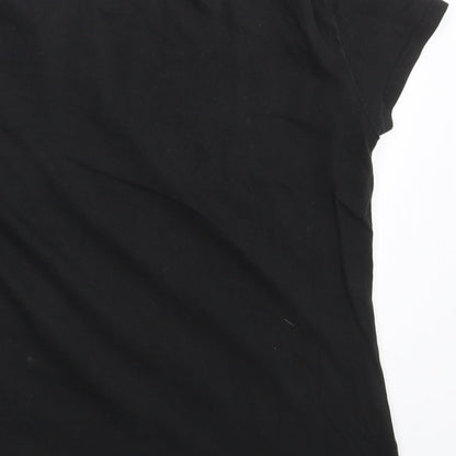H&M Girls Black   Basic T-Shirt Size 10-11 Years