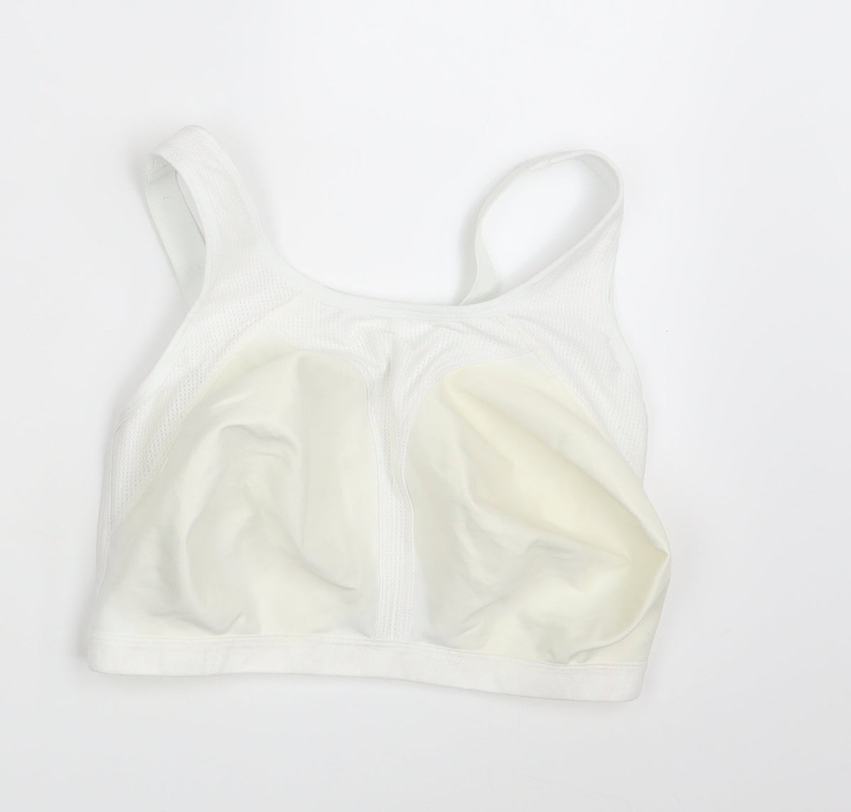 M&S Womens Ivory   Cropped Tank Size 10