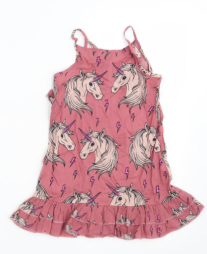 NEXT Girls Pink Animal Print  A-Line  Size 3 Years  - Unicorn