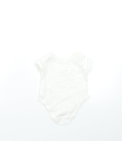George Baby White   Babygrow One-Piece Size 0-3 Months