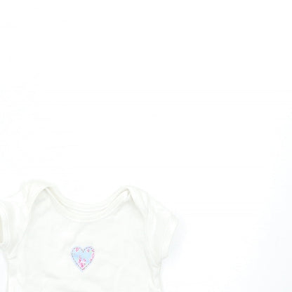George Baby White   Babygrow One-Piece Size 0-3 Months