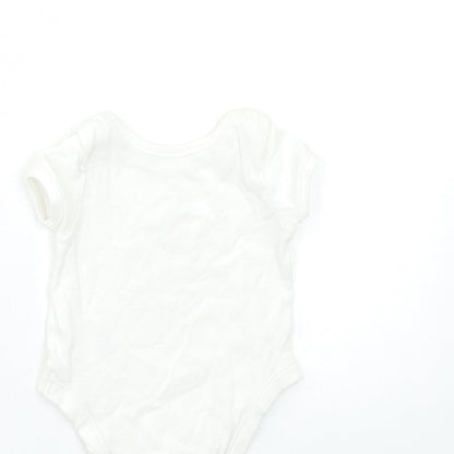George Baby White   Babygrow One-Piece Size 0-3 Months