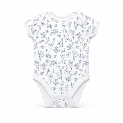 George Baby Blue Floral  Babygrow One-Piece Size 0-3 Months