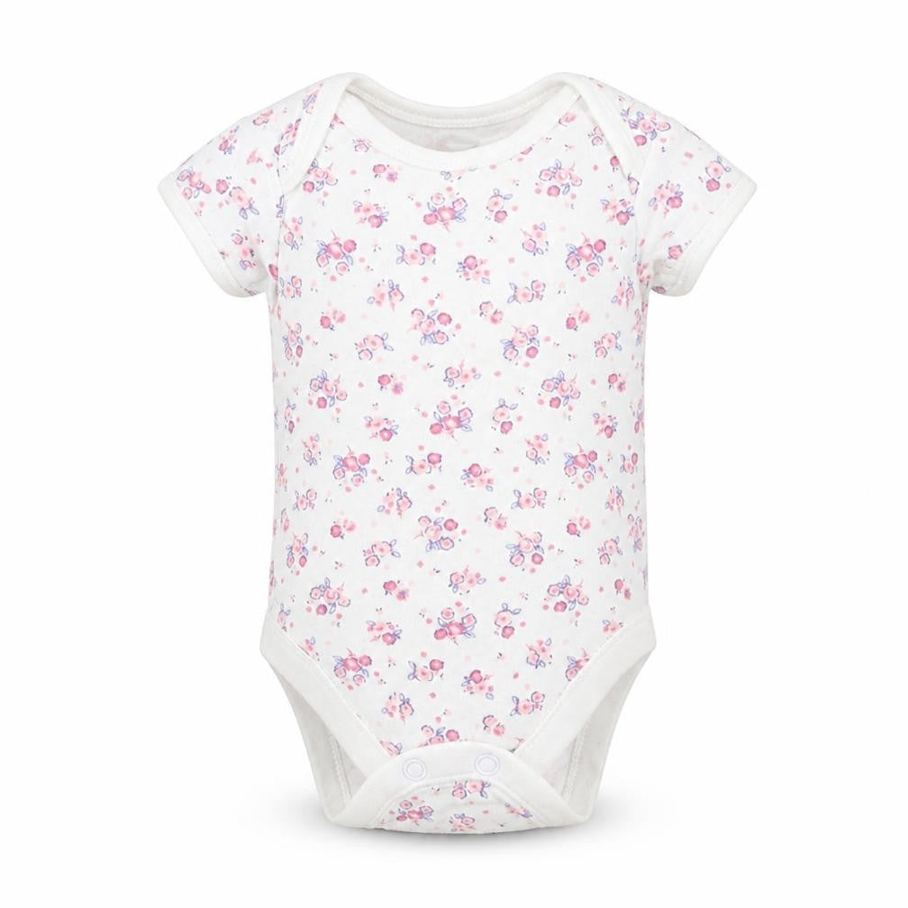 George Baby White Floral  Babygrow One-Piece Size 0-3 Months