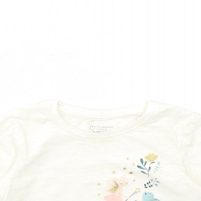 Primark Baby White   Basic T-Shirt Size 12-18 Months
