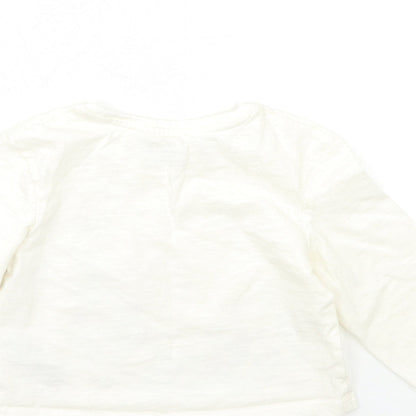 Primark Baby White   Basic T-Shirt Size 12-18 Months