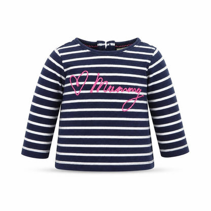 Next Baby Black Striped  Basic T-Shirt Size 3-6 Months
