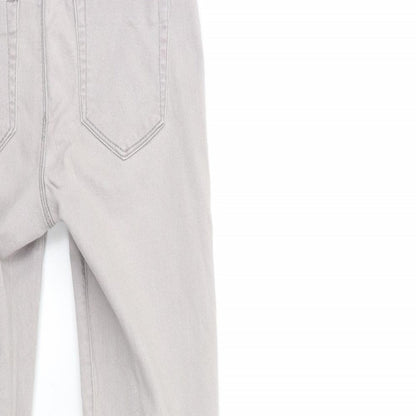 Denim & Co. Womens Grey  Denim Jegging Jeans Size 8 L28 in