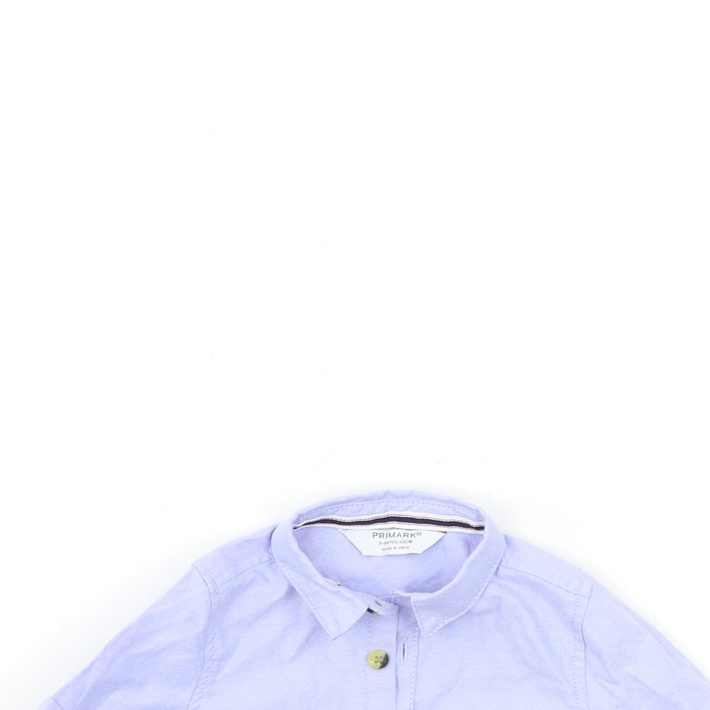 Primark Baby Blue   Basic Button-Up Size 3-6 Months