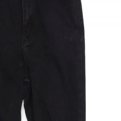 Denim & Co. Womens Black  Denim Skinny Jeans Size 10 L27 in