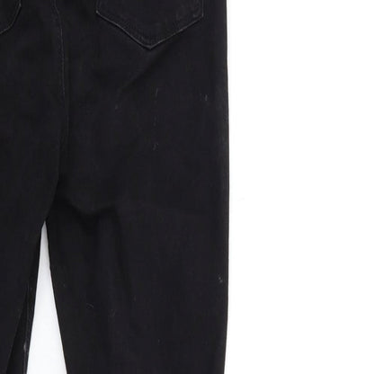 Denim & Co. Womens Black  Denim Skinny Jeans Size 10 L27 in