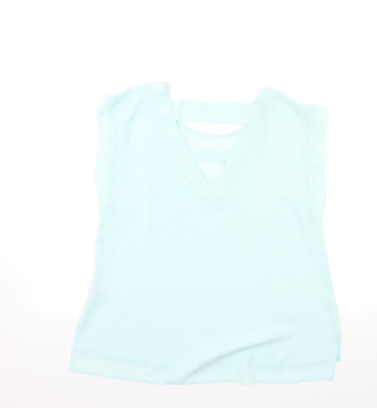 Papaya Womens Blue   Basic Blouse Size 12