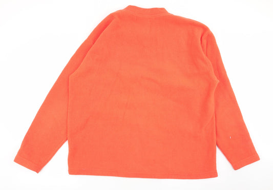 Oak valley Mens Orange   Pullover Jumper Size L