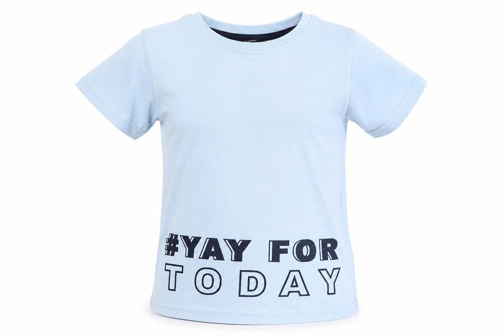 Asda George Boys Blue   Basic T-Shirt Size 5-6 Years