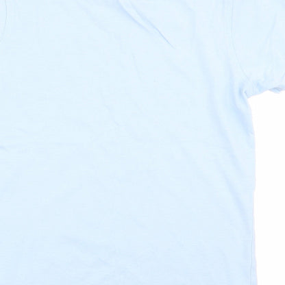 Asda George Boys Blue   Basic T-Shirt Size 5-6 Years