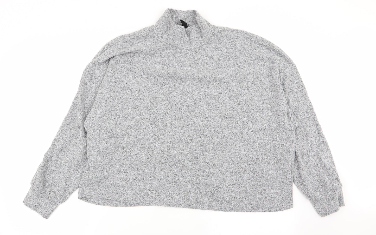Womens UK Size M New Look Grey Pullover Jumper