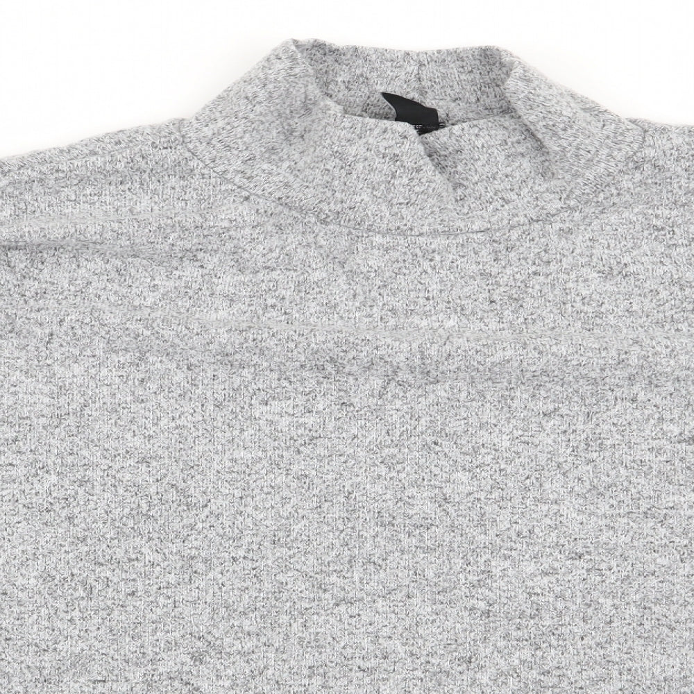 Womens UK Size M New Look Grey Pullover Jumper