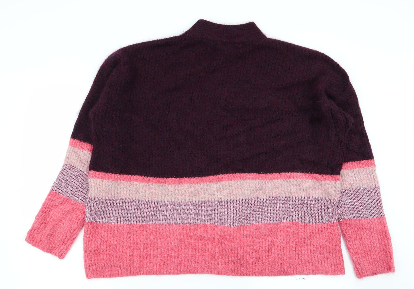 Asda George Womens Multicoloured Striped  Pullover Jumper Size XL