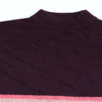 Asda George Womens Multicoloured Striped  Pullover Jumper Size XL