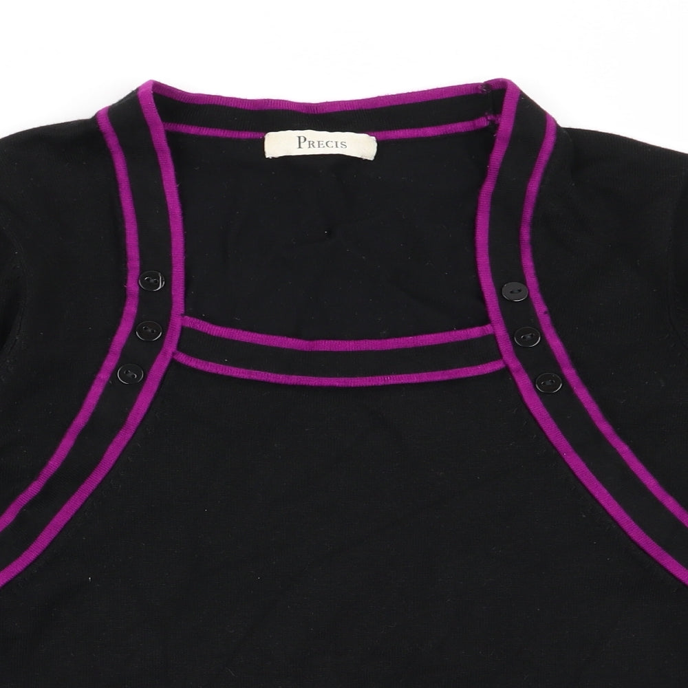 precise Womens Black   Pullover Jumper Size S