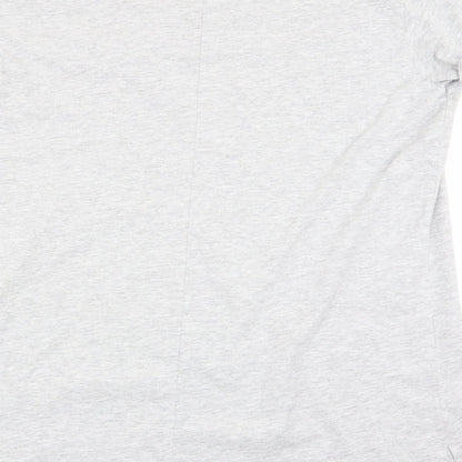 Womens UK Size 18 Yours Grey Basic T-Shirt