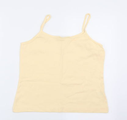 JDV Womens Yellow   Camisole Tank Size 16