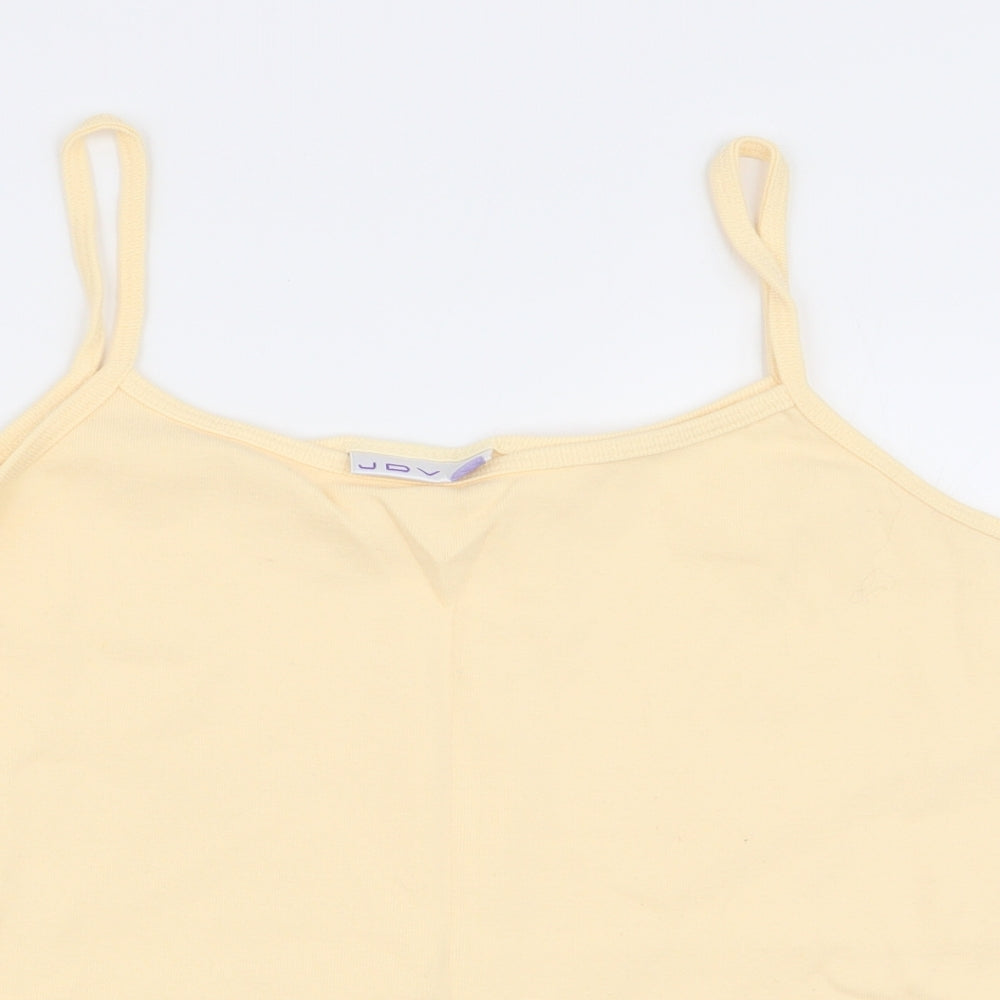 JDV Womens Yellow   Camisole Tank Size 16