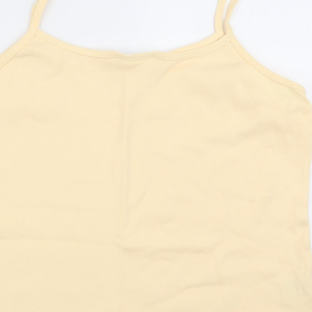 JDV Womens Yellow   Camisole Tank Size 16