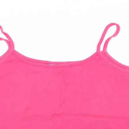 Womens UK Size 18 Essentials Pink Camisole Tank