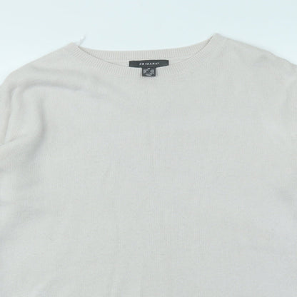 Primark Womens Ivory   Pullover Jumper Size XS