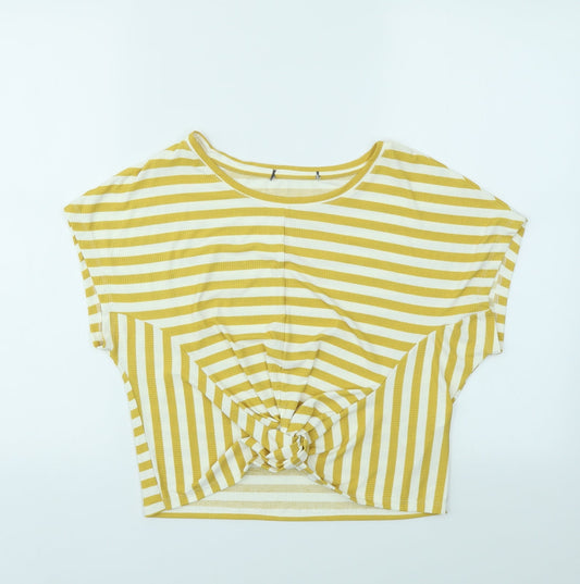 Primark Womens Multicoloured Striped  Basic Blouse Size S