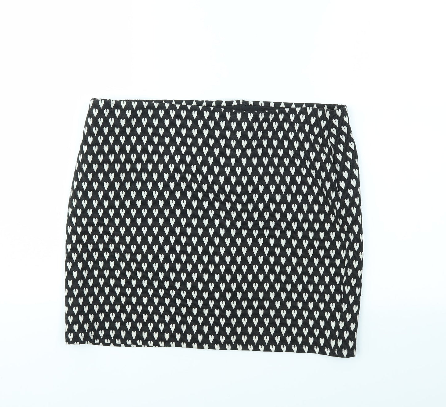 Primark Womens Multicoloured Geometric  A-Line Skirt Size 16  - stretch waistband