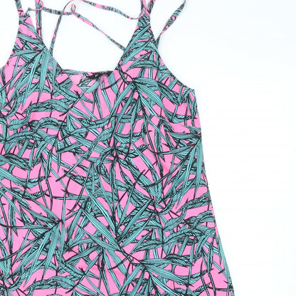 PEP&CO Womens Multicoloured Geometric  Fit & Flare  Size 10