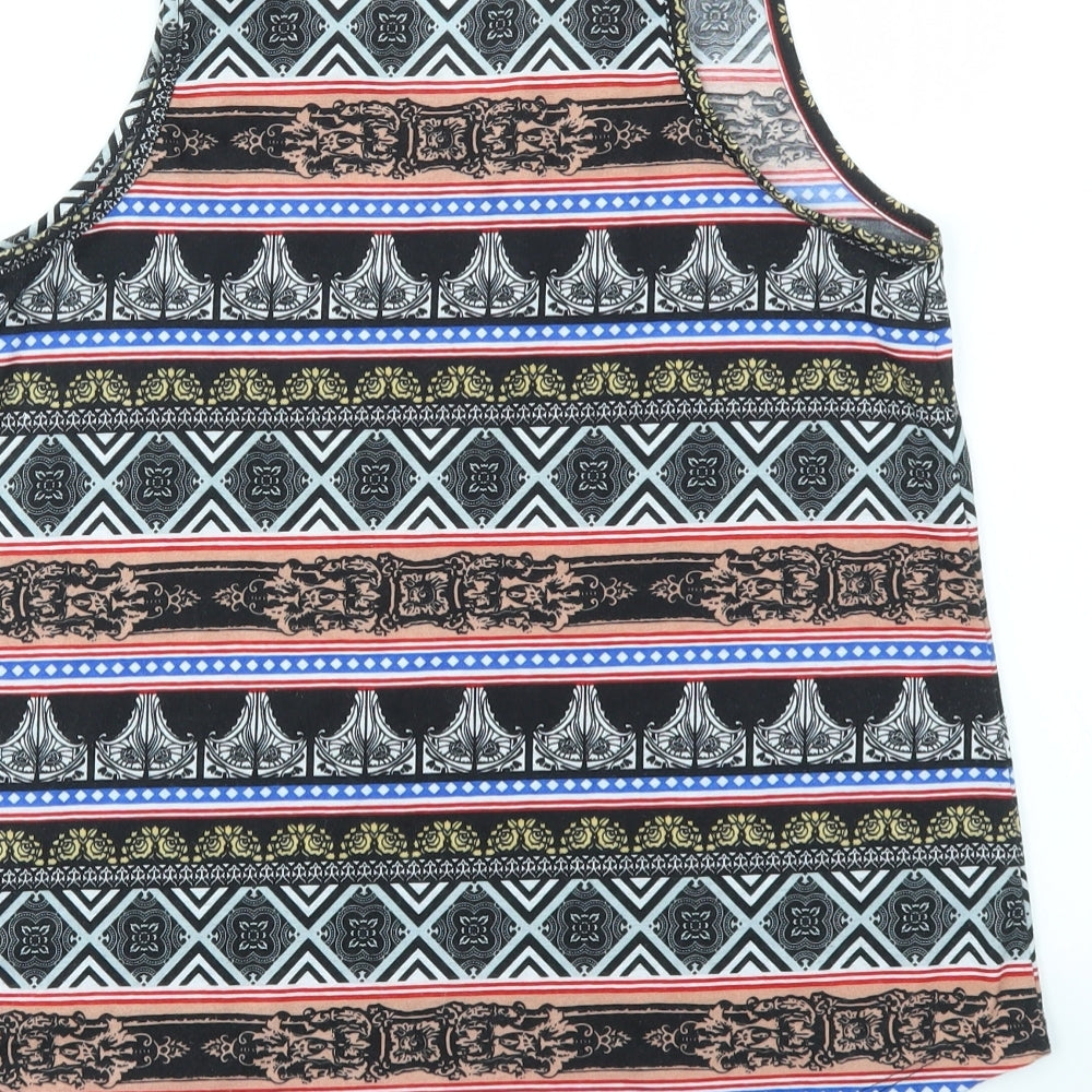 Womens UK Size 8 Atmosphere Multicoloured Basic T-Shirt