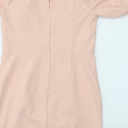 Miss Selfridge Womens Pink   Fit & Flare  Size 12