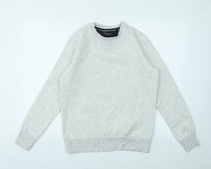 Brave Soul Mens Grey   Pullover Jumper Size M